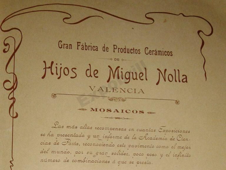 Catálogo de Nolla