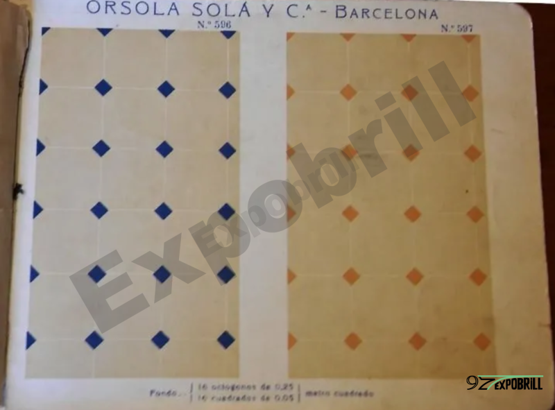 Página del catálogo histórico de Orsola y Solà