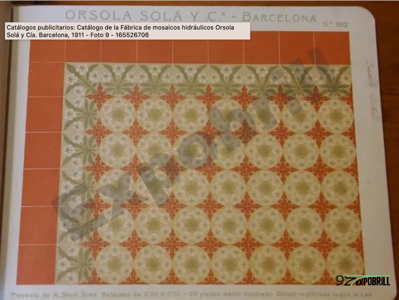 Página del catálogo histórico de Orsola y Solà