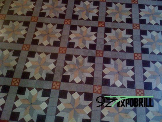 Mosaico hidráulico Nolla restaurado