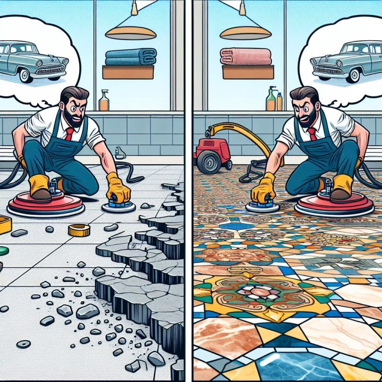 cemento pulido exterior: DIY vs. servicio profesional (comparación)
